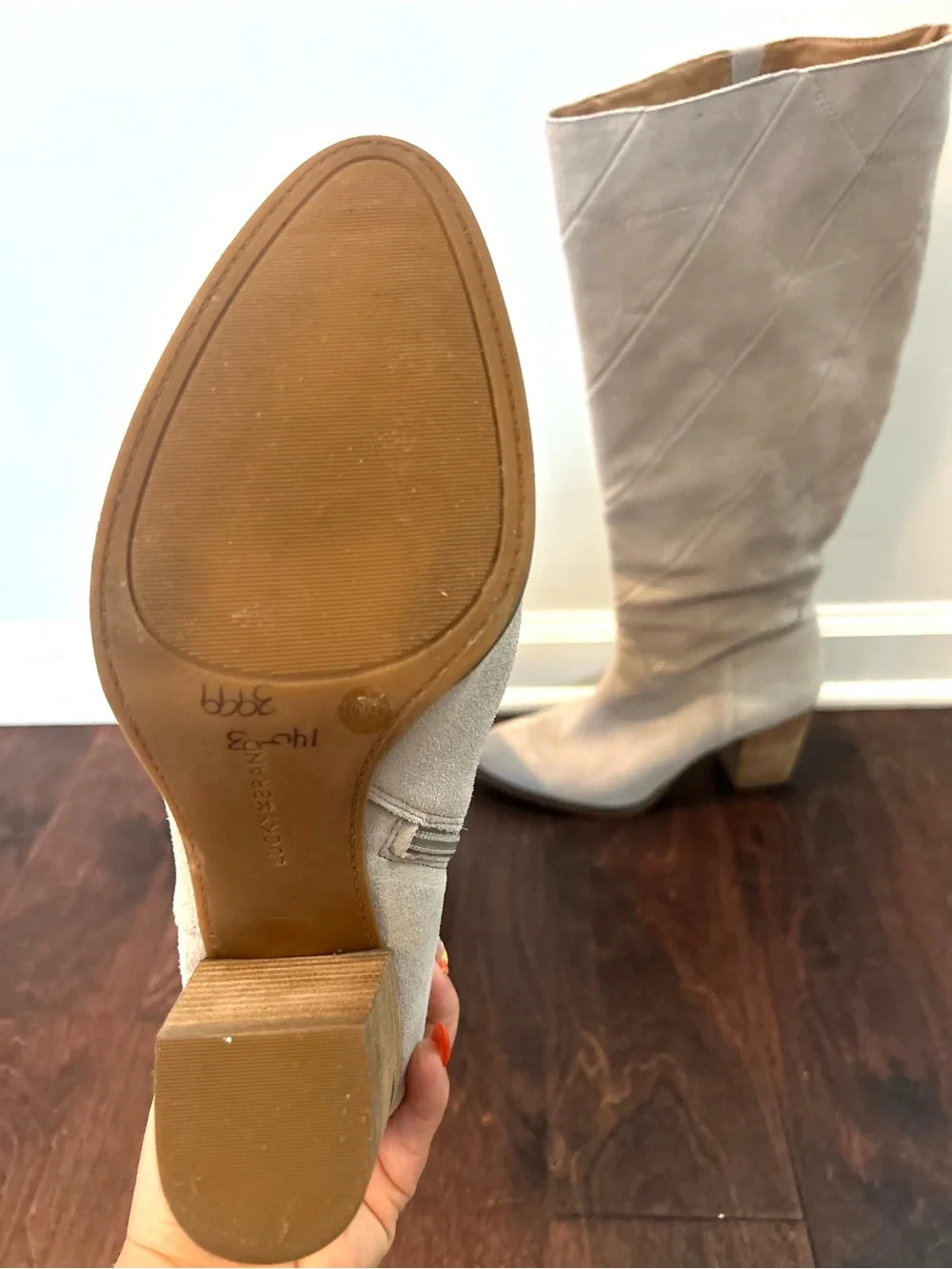 Lucky Brand suede over